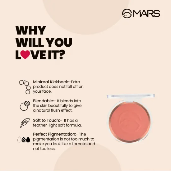 MARS FLUSH OF LOVE BLUSH FACE BLUSHER BP-03