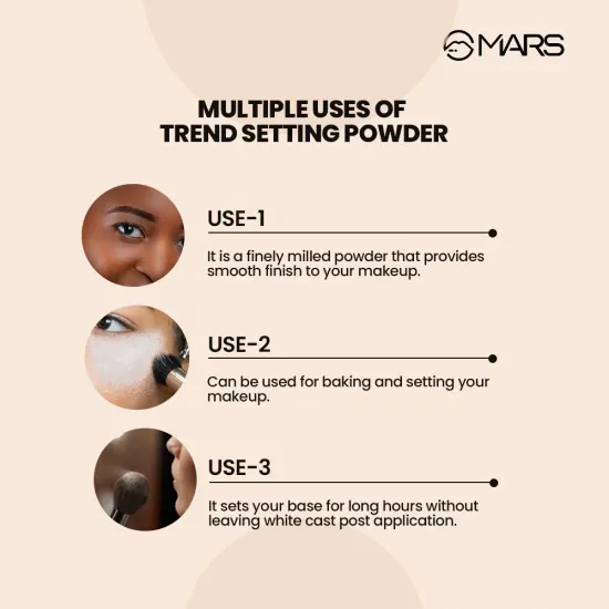 MARS TREND SETTING LOOSE COMPACT FACE POWDER P-415