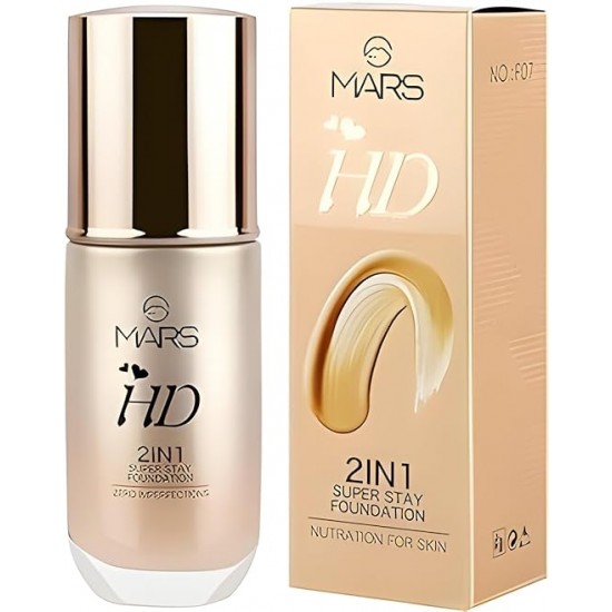MARS HD 2 IN 1 SUPER STAY FOUNDATION F-07