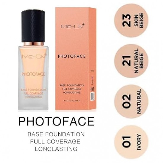 ME-ON PHOTOFACE FULL COVERAGE LONGLASTING BASE FOUNDATION INS-110