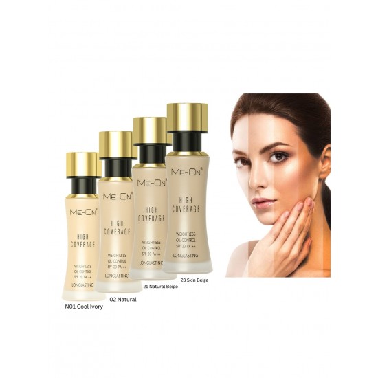 ME-ON HIGH COVERAGE WEIGHTLESS LONGLASTING FOUNDATION INS-30