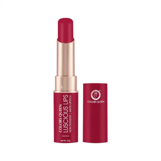 COLORS QUEEN LUSCIOUS LIPS LIPSTICK | NON-TRANSFER | MATTE-LIPSTICK | DL-1242 