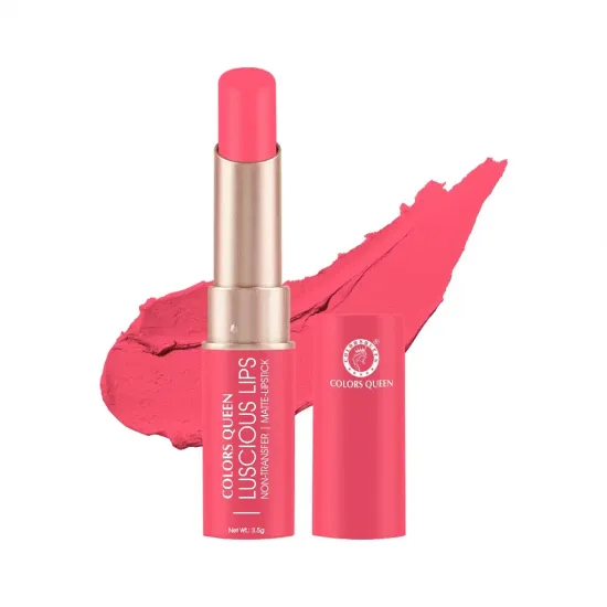 COLORS QUEEN LUSCIOUS LIPS LIPSTICK | NON-TRANSFER | MATTE-LIPSTICK | DL-1242 