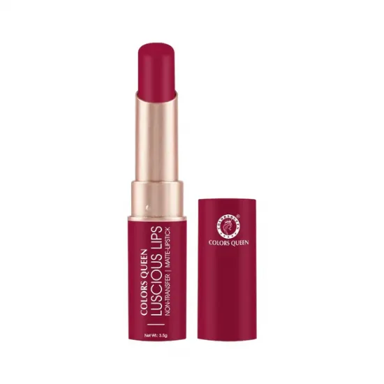 COLORS QUEEN LUSCIOUS LIPS LIPSTICK | NON-TRANSFER | MATTE-LIPSTICK | DL-1242 