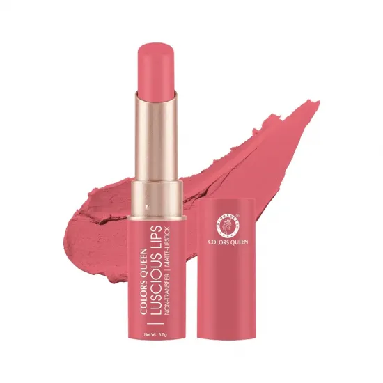 COLORS QUEEN LUSCIOUS LIPS LIPSTICK | NON-TRANSFER | MATTE-LIPSTICK | DL-1242 