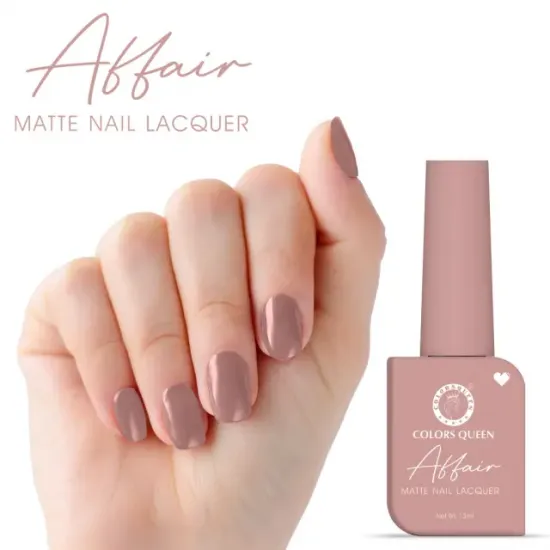 COLORS QUEEN NAIL AFFAIR MATTE NAIL LACQUER (NAIL POLISH) 13ML AN-65 