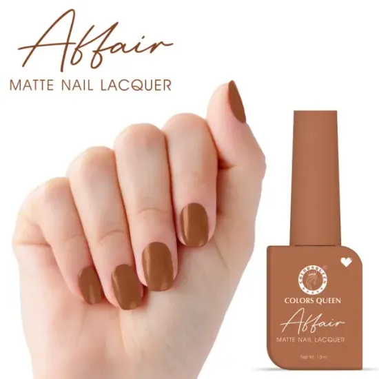 COLORS QUEEN NAIL AFFAIR MATTE NAIL LACQUER (NAIL POLISH) 13ML AN-65 