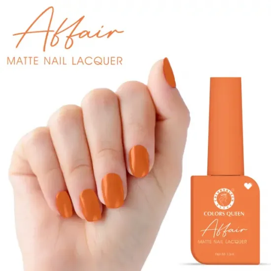 COLORS QUEEN NAIL AFFAIR MATTE NAIL LACQUER (NAIL POLISH) 13ML AN-65 