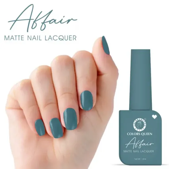 COLORS QUEEN NAIL AFFAIR MATTE NAIL LACQUER (NAIL POLISH) 13ML AN-65 