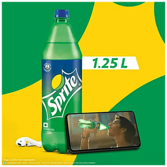 SPRITE LEMON-LIME FLAVOURED SOFT DRINK | COLD DRINK 1.25 LTR