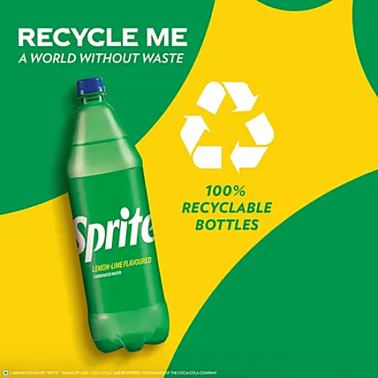 SPRITE LEMON-LIME FLAVOURED SOFT DRINK | COLD DRINK 1 LTR
