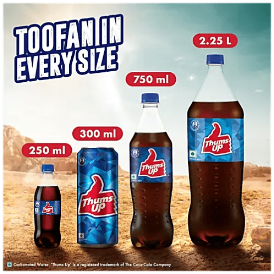 THUMS UP SOFT DRINK | CARBONATED WATER | COLD DRINK 1 LTR