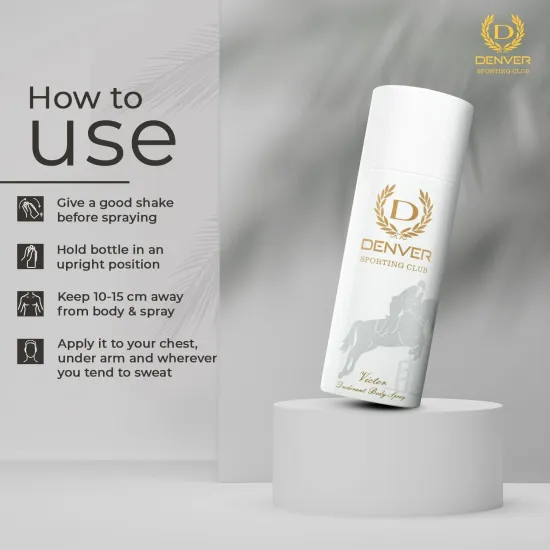 DENVER VICTOR DEODORANT BODY SPRAY 165ML 