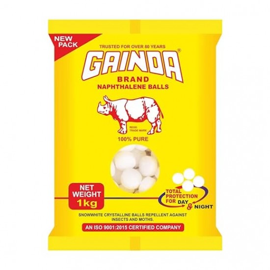 GAINDA NAPTHALENE BALLS | WHITE KAPOOR GOLI | 100 G