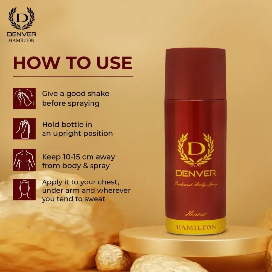 DENVER HAMILTON CALIBER DEODORANT BODY SPRAY 165ML 