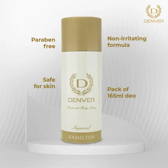 DENVER HAMILTON IMPERIAL DEODORANT BODY SPRAY 165ML 