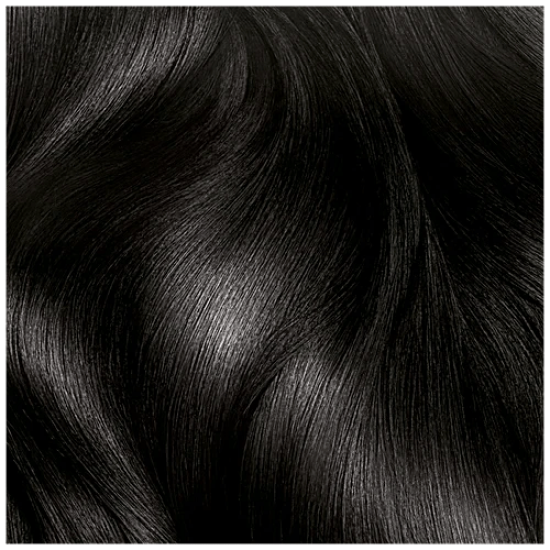 GARNIER BLACK NATURAL HAIR COLOR | SHADE - 1.0 DEEP BLACK | NO AMONIA | 5X SHINY* & SOFT HAIR | 100% GREY COVERAGE | 20ML + 20G