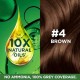 GARNIER COLOR NATURALS | CREM RICH | NO AMONIA | NOURISHING HAIR COLOR | SHADE - 4 BROWN | 35ML+30G
