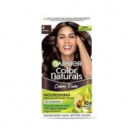 GARNIER COLOR NATURALS | CREM RICH | NO AMONIA | NOURISHING HAIR COLOR | SHADE - 4 BROWN | 35ML+30G