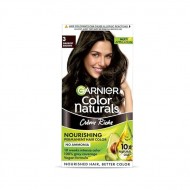 GARNIER COLOR NATURALS | CREM RICH | NO AMONIA | NOURISHING HAIR COLOR | SHADE - 3 DARK BROWN | 35ML+30G