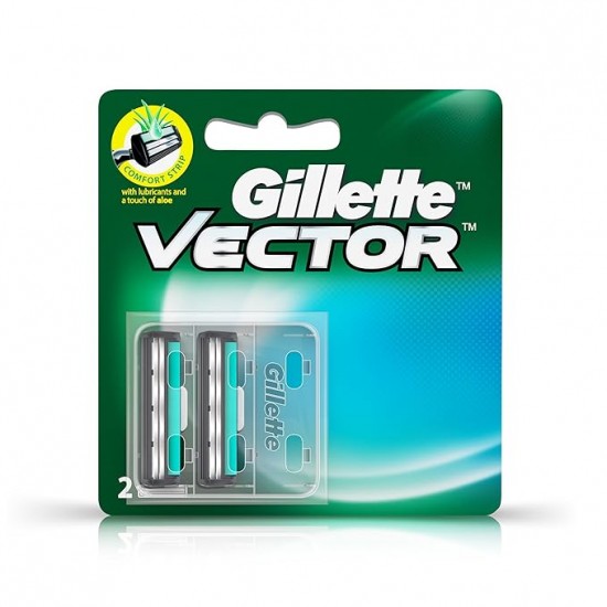 GILLETTE VECTOR + RAZOR CARTRIDGE 2PCS PACK