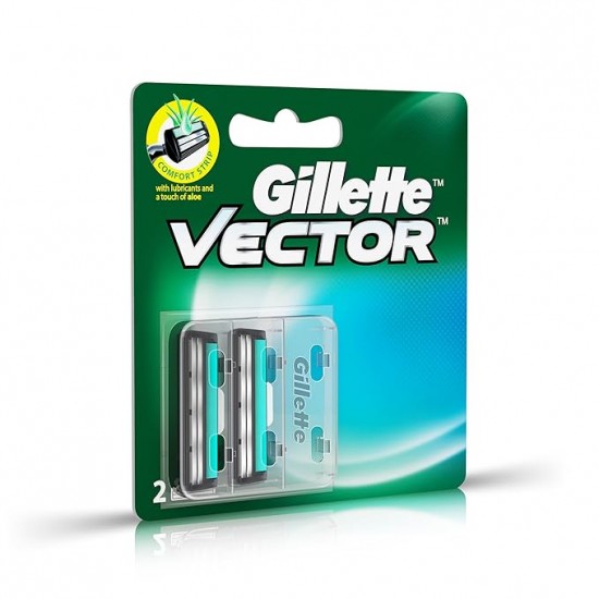 GILLETTE VECTOR + RAZOR CARTRIDGE 2PCS PACK
