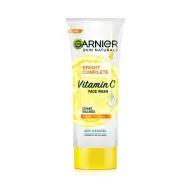 GARNIER BRIGHT COMPLETE VITAMIN C LEMON FACE WASH 100G