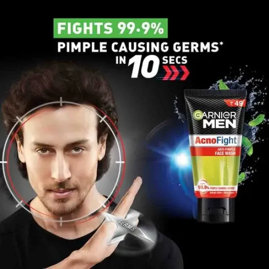 GARNIER MEN ACNO FIGHT ANTI-PIMPLE FACE WASH 50G