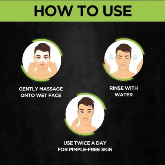 GARNIER MEN ACNO FIGHT ANTI-PIMPLE FACE WASH 50G