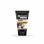 GARNIER MEN TURBO BRIGHT ANTI-POLLUTION DOUBLE ACTION FACE WASH 50G