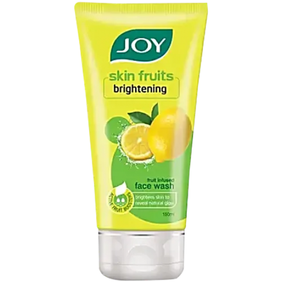 JOY SKIN FRUITS LEMON FACE WASH | BRIGHTNING | BRIGHTNESS SKIN TO REVEL NATURAL GLOW | FOR ALL SKIN TYPES | 150ML