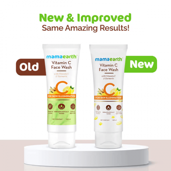 MAMA EARTH VITAMIN C FACE WASH | WITH VITAMIN C & TURMERIC | FOR SKIN ILLUMINATION | 100 G FACE WASH 