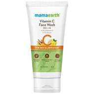MAMA EARTH VITAMIN C FACE WASH | WITH VITAMIN C & TURMERIC | FOR SKIN ILLUMINATION | 50 G FACE WASH 