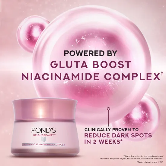 PONDS BRIGHT BEAUTY CREAM | ANTI-SPOT-FORMULA | WITH VITAMIN B3 | SERUM CREAM | 23 G
