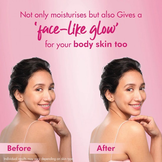 PONDS NIACINAMIDE | SOFT GLOWING SKIN | 3X MOISTIRIZATION | NON-STICKY NOURISHING BODY LOTION | 180 ML