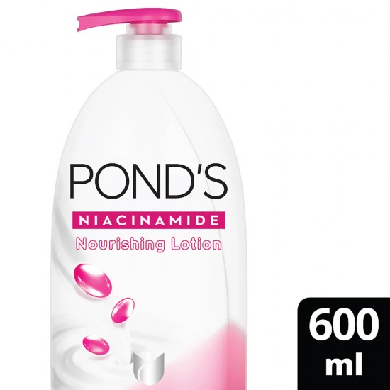 PONDS NIACINAMIDE | SOFT GLOWING SKIN | 3X MOISTIRIZATION | NON-STICKY NOURISHING BODY LOTION | 600 ML