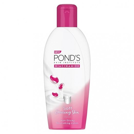 PONDS NIACINAMIDE | SOFT GLOWING SKIN | 3X MOISTIRIZATION | NON-STICKY NOURISHING BODY LOTION | 180 ML