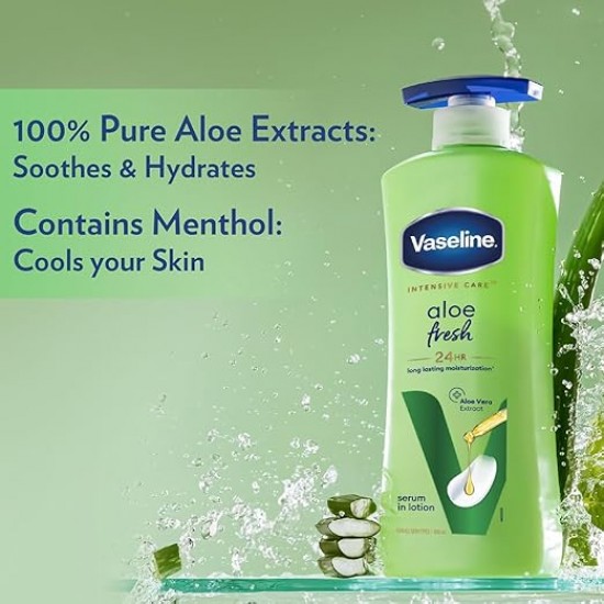 VASELINE INTENSIVE CARE | ALOE FRESH | INSTANTLY ABSORBS | BODY LOTION 200 ML