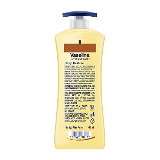 VASELINE INTENSIVE CARE | DEEP MOISTURIZER | 48 HR LONG LASTING | BODY LOTION 400 ML