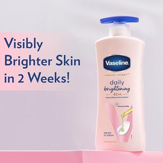 VASELINE HEALTHI BRIGHT | DAILY BRIGHTENING  | WITH VITAMIN B3 | EVEN TONE | BODY LOTION 200 ML
