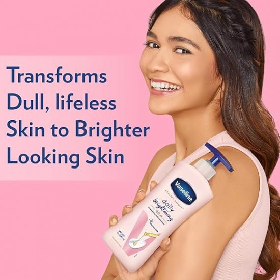 VASELINE HEALTHI BRIGHT | DAILY BRIGHTENING  | WITH VITAMIN B3 | EVEN TONE | BODY LOTION 200 ML