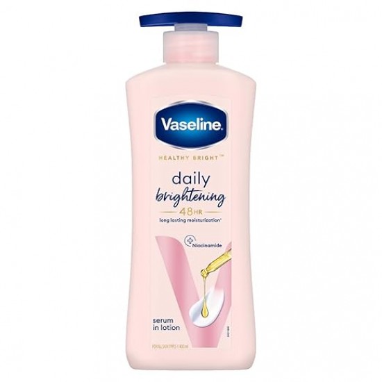 VASELINE HEALTHI BRIGHT | DAILY BRIGHTENING  | WITH VITAMIN B3 | EVEN TONE | BODY LOTION 400 ML